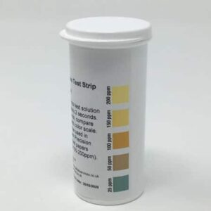 Chlor-Assure Chlorine Test Strips 25-200ppm  vial of 50