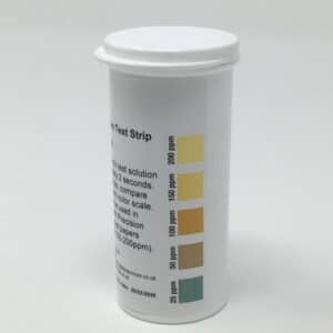 Chlor-Assure Chlorine Test Strips 25-200ppm  vial of 50