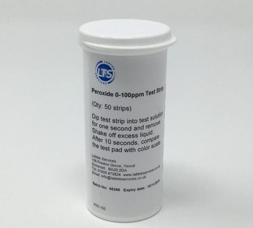 ENDOSAN Peroxide Test Strips 0-100ppm (vial of 100)