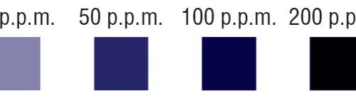 Chlorine Test Paper 0-200ppm  vial of 100strips