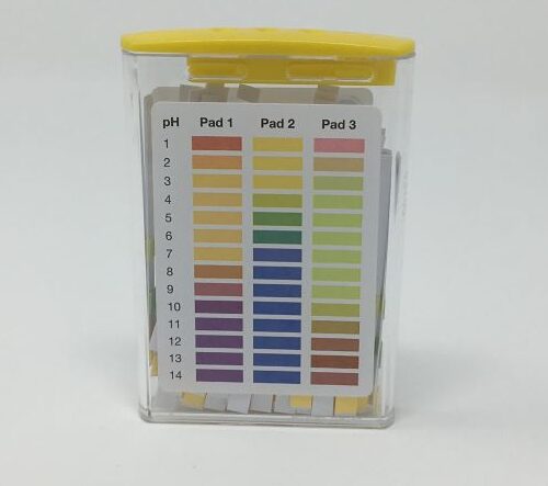 ph Test Strip 1-14  3-pad  box of 100