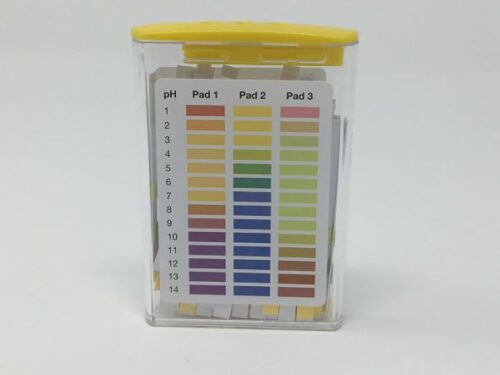 ph Test Strip 1-14  3-pad  box of 100