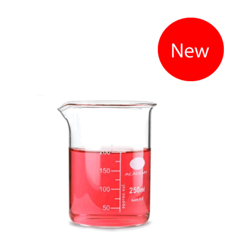 Measuring Beaker (Borosilicate) 250ml (Pk of 12)