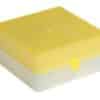 Microtube Storage box 2ml PP-Yellow 100 positions (pack of 5)