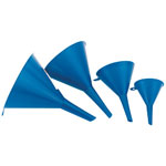 Funnel Set, Plastic, Draper 43853 (set of 4) Funnel Set, Plastic, Draper 43853 (set of 4)