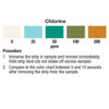 Chlorine Test Strip 0-200ppm (Vial of 100)