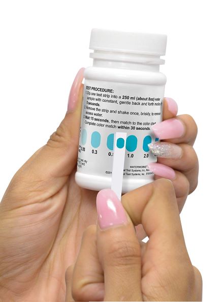 Hydrogen Peroxide Test Strips  Low Range  50 Seconds Test Time  0 05-4 ppm Range vial of 50
