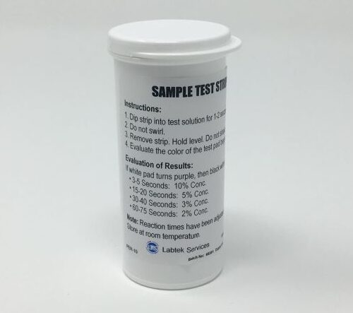 Peroxide VHL Test Strip 0-10pct - vial of 50strips