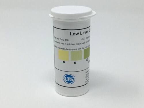 QAC Test Strip 0-100ppm  vial of 50