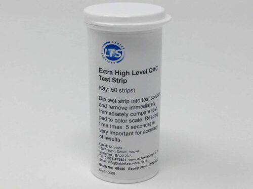 QAC Test Strip 0-10000 ppm Vial of 50