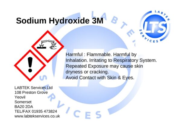 Sodium Hydroxide 3M 1Ltr