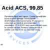 Acetic Acid ACS, 99.85 Glass Bottle 500ml Acetic Acid ACS, 99.85 Glass Bottle 500ml