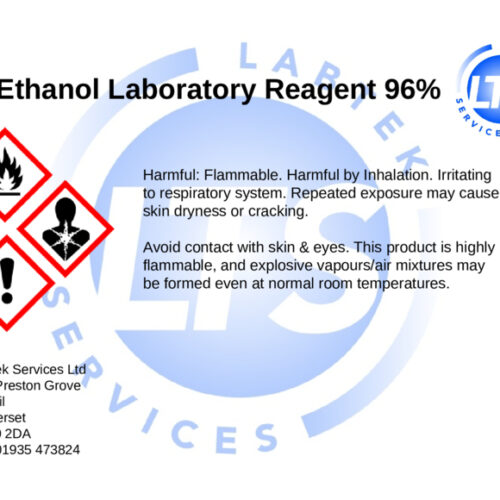 Ethanol Laboratory Reagent 96% 1 Ltr