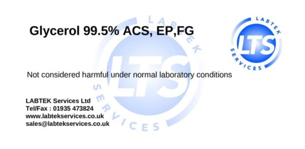 Glycerol 99.5 ACS,EP,FG 500ml