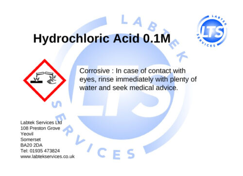Hydrochloric Acid 1.0M (1.0N) Solution 500ml
