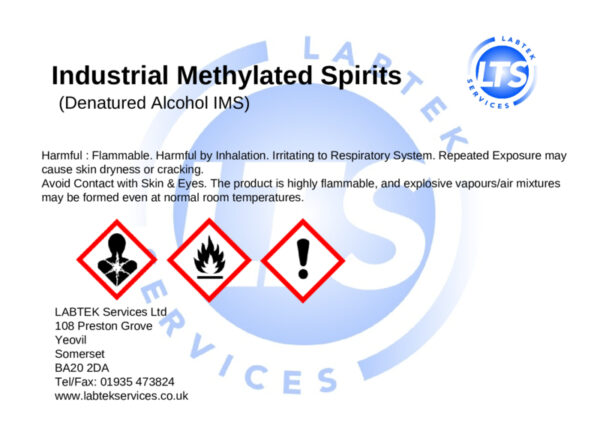 Industrial Methylated Spirits 2.5ltr