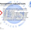 Phenolphthalein Indicator 0.5pct 500ml