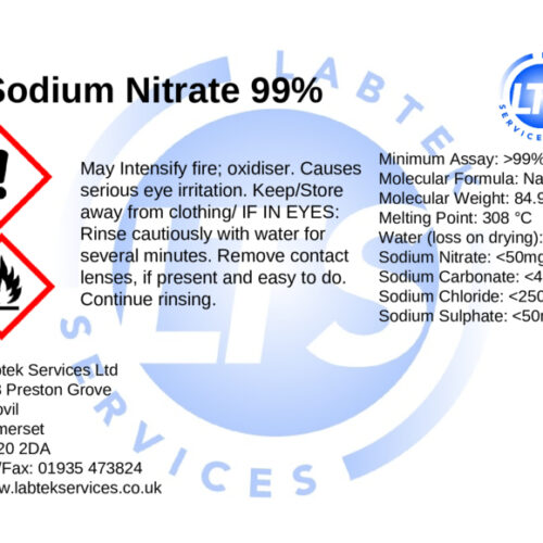 Sodium Nitrate 99pct 1KG