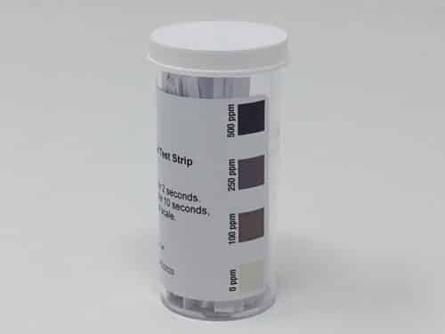 Peracetic Acid Test Strip 0-500ppm qty 100