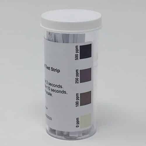 Peracetic Acid Test Strip 0-500ppm qty 100