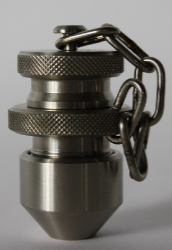 Aseptic Sampling Valve with Safety Chain