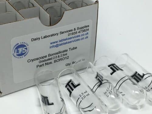 Cryoscope Boroscilicate Tubes Pack of 12
