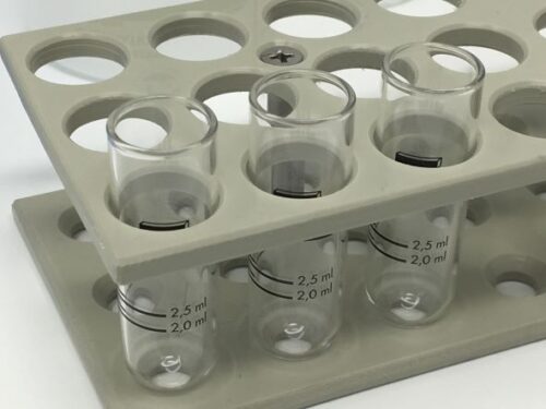 Cryoscope Tube Rack 27place Grey Heat Resistant up to 100 deg C Cryoscope Tube Rack 27place Grey Heat Resistant up to 100 deg C