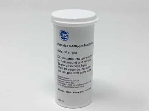 Peroxide Test Strips 0-100ppm  pk of 100