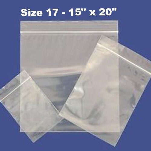 Grip Seal Poly Bag - Plain 380x510mm -200