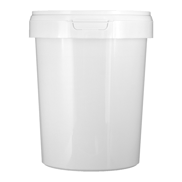Sample Container 1 Litre White With Push Lid  Pack 25