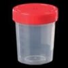 Container Universal 150ml n/l Red S/C(Sterile) 450