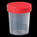 Container Universal 150ml n/l Red S/C(Sterile) 450