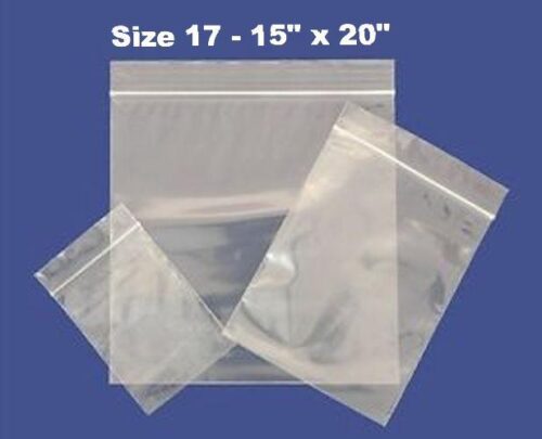 Grip Seal Poly Bag - Plain 380x510mm -200