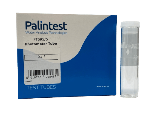 Photometer Tubes Glass 20mm w/Cap- 10ml Pk of 5