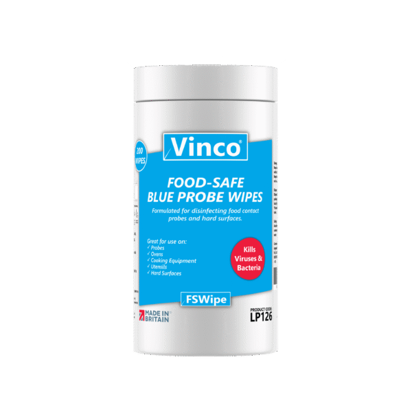Probe Wipes-Blue-Food Safe Alcohol Free-200wipes