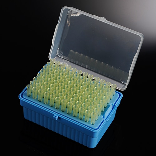 Pipette Tip 200ul Universal -Racked-Sterile-DNase/RNase Free Yellow 960