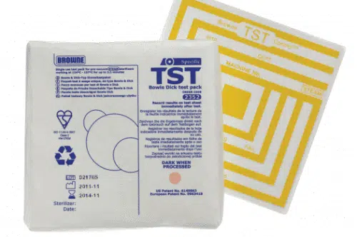 BOWIE DICK Test Pack TST, Single Use 2352AB (20 Test Pack)