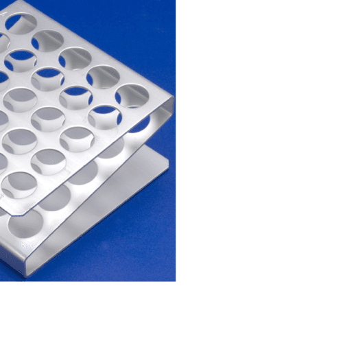 Test Tube Rack 17mm 5*5 Holes, Aluminium, Z-TYPE