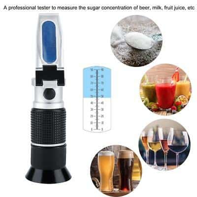 Refractometer BRIX 0-90  ATC Sugar Content Test