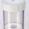 Container Straight  125 mL PP White S/C Non Sterile 380