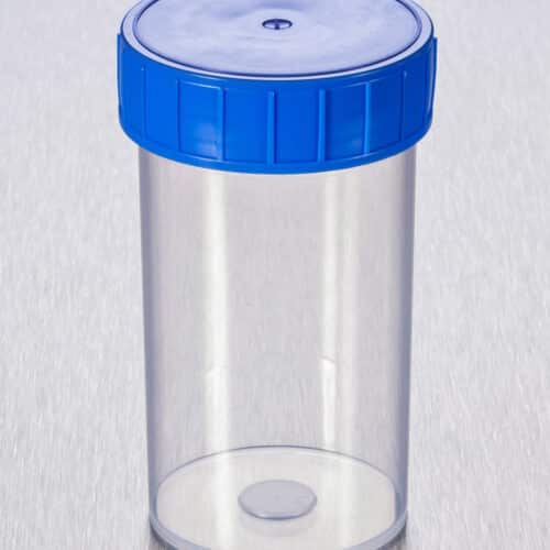 Container 180ml  Blue with Label  pk 264