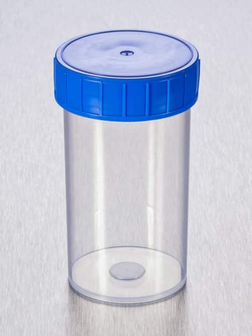 Container 180ml  Blue with Label  pk 264