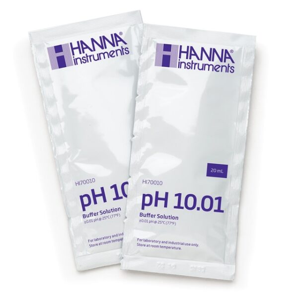 pH 10 01 Buffer Sachets 25  20ml sachets