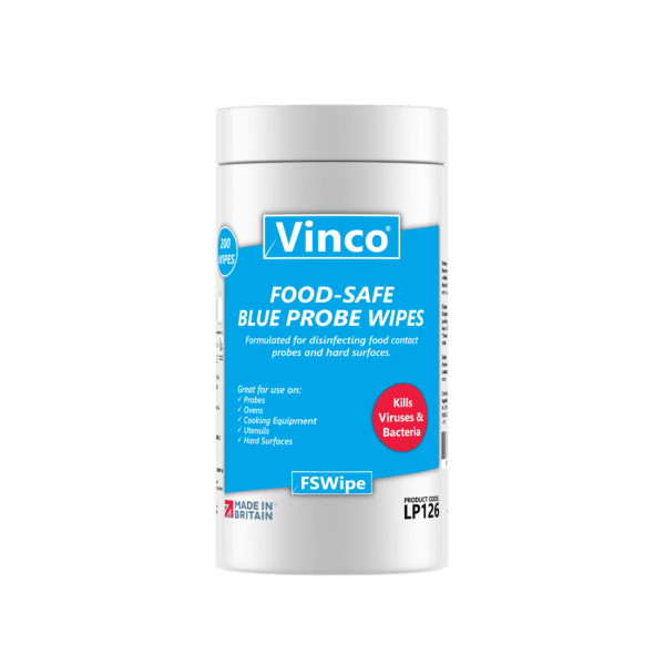 Probe Wipes-Blue-Food Safe Alcohol Free-200wipes