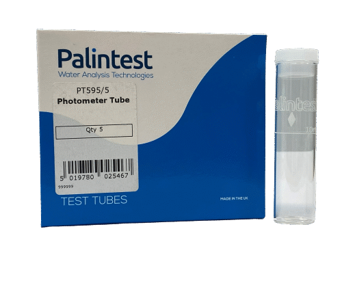 Photometer Tubes Glass 20mm w/Cap- 10ml Pk of 5