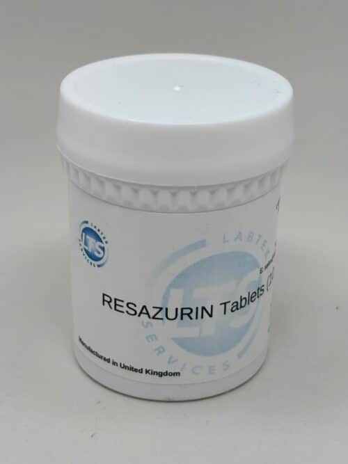 Resazurin Tablets for Milk Testing  vial of 100