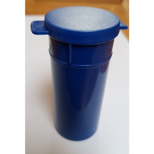 Sample Container Flip-top 50ml 2oZ Vial STERILE  Blue  box of 600