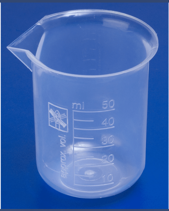 Beaker 50ml PP pk of 10