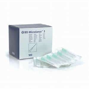 Needle BD Microlance 21G x 1.5 (38mm) Green (Box of 100)