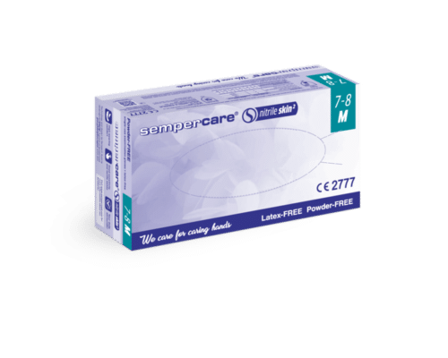 Nitrile Gloves Powder Free Blue  Medium 100